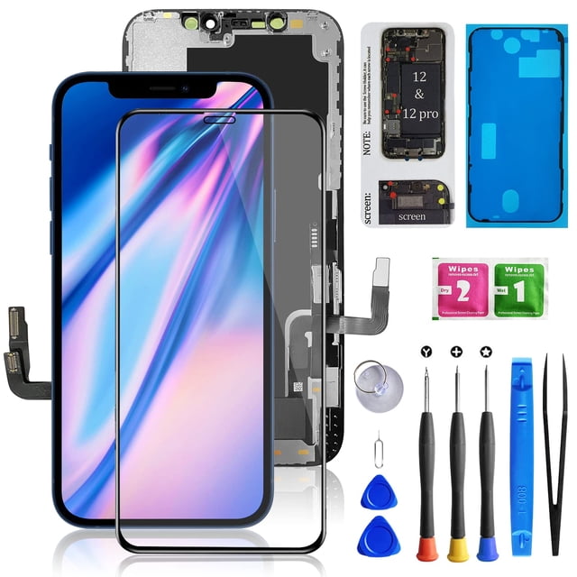 Reemplazo de pantalla para iPhone 12/12 Pro BSz4uov LCD de 6.1 pulgadas