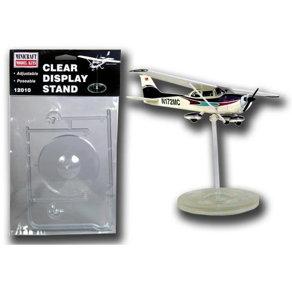 Minicraft Model Clear Display Stand (Pose-able)