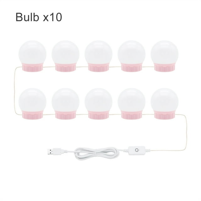 Makeup Mirror Light Bulb Lights Make Up Dimmable LED Wall Lamp 6 10 14Bulbs Kit for Dressing Table ,Widely Use