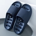thumbnail image 2 of Wensltd Men Hollow Out Slippers Lightweight Breathable for Home Indoor Spring Summer Daily Shower Slippers, 2 of 7