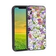 thumbnail image 1 of Compatible with iPhone XS Phone Case, Pansies-283 Case Silicone Protective for Teen Girl Boy Case for iPhone XS, 1 of 1