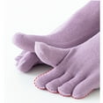 thumbnail image 2 of TELOLY Five Finger Socks,Toe-Separated Design Yoga Socks,Reinforced Toe and Heel Pilates Socks, 2 of 2