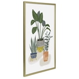 Mainstays 24x36 Thin Flat Gold Poster Frame, Slim Wall Frame for ...