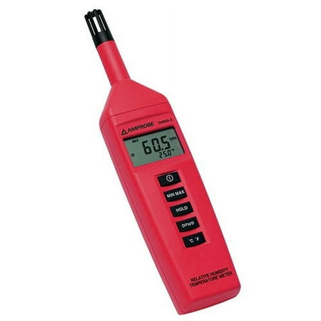Amprobe THWD3 RH / Temperature Meter w/ Wet Bulb and Dew Point, Extended Probe and Capacitive Sensor