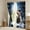 White Brown, variant on Erosebridal Snow Fox Window Curtains 38"Wx45"L For Kids Boys Girls,Woodland Animal Blackout Curtains Winter White Wildlife Curtains & Drapes Snowflakes Pine Trees Window Treatments 2 Panels