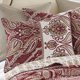 thumbnail image 2 of Villa Lugano de Levtex Home - Astrid - Funda acolchada estándar - Medallón con borde - Borgoña, rojo, gris topo - Reversible - Microfibra, 2 of 4