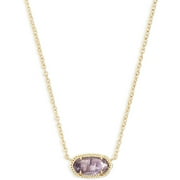 66 SMALL SHOP Elisa Pendant Necklace for Women, Fashion Jewelry, 14k Gold-Plated