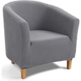 thumbnail image 1 of SHAR Chesterfield Armchair Cover, Jacquard Stretch Tub, 1 of 5