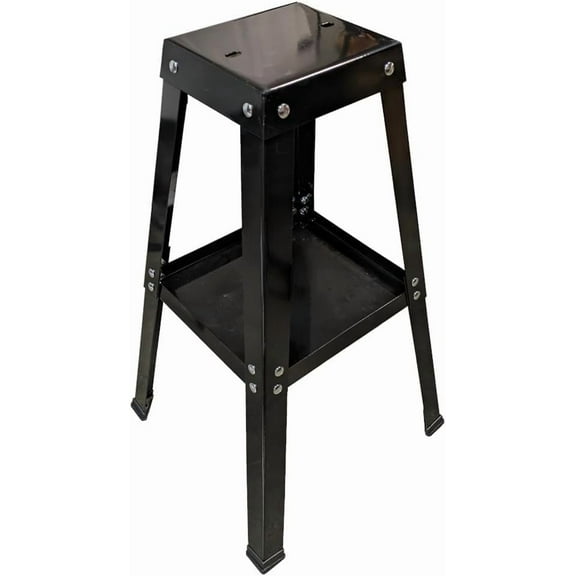 Universal  Grinder Stand Buffer Vise Tool Floor Stand with Tray Shelf Rack