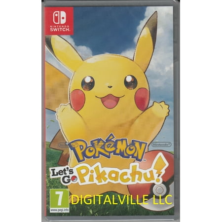 Pokemon Lets Go Pikachu Nintendo Switch Brand New Factory Sealed