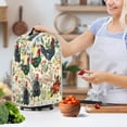 thumbnail image 3 of HELLHERO Protective Coffee Machine Dust Cover Stylish Handle for Kitchen Use(Rooster Floral Pattern), 3 of 6