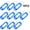 blue, variant on Key Plates Can Be Written On Key Fob Key Ring For Writing On Label Keychain