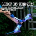 thumbnail image 6 of Zing HyperStrike Dominator Light Up Bow Archer Pack, Light Up Bow and Light Up Zonic Whistle Arrows, Shoots Arrows Over 200ft, Outdoor Play with Friends and Family, for Ages 14+ (Green), 6 of 11