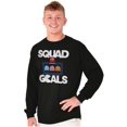 thumbnail image 5 of PACMAN Ghosts Squad Goals BFF Besties Long Sleeve TShirt Men Women Brisco Brands S, 5 of 6