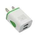 thumbnail image 1 of Phone Universal 2.1A 5V LED 2 USB Charger Fast Wall Charging Adapter US Plug USB Charger, 1 of 5