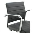 thumbnail image 3 of Furniture of America Jackson Contemporary Faux Leather Bar Stool in Gray, 3 of 6