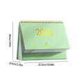 thumbnail image 3 of Mini calendario de escritorio, calendario pequeño de escritorio, mini agenda diaria, papel grueso, encuadernación de doble alambre, para el hogar, la oficina, la escuela, decoración del hogar,, 3 of 8