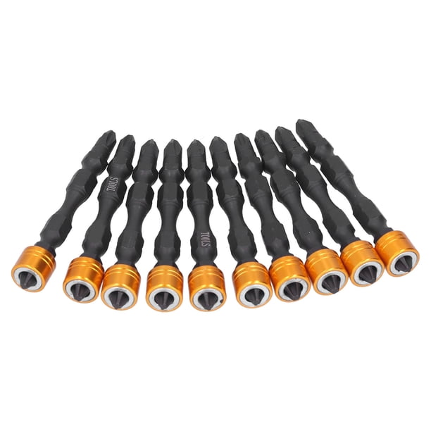 Puntas De Destornillador De Doble Cabeza, Punta De Destornillador Magnético De Acero De aleación PH2 Cross S2, Hexagonal De 1/4 Pulgadas Para Taladros Inalámbricos