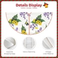 thumbnail image 3 of Bingfone Christmas Tree Skirt Mat Christmas Decoration Interior 48" -Lavender Flowers, 3 of 6
