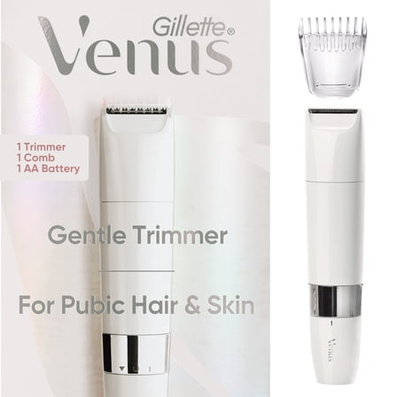 Gillette Venus for Pubic Hair & Skin Female Gentle Electric Trimmer