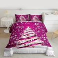 thumbnail image 2 of Manfei Cartoon Xmas Tree Bedding Comforter Set, Merry Christmas Twin Comforter Sets, Princess Fairy Tale Reversible Bedding Set, Lightweight Room Decor, 2-Piece, 2 of 8