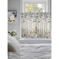 thumbnail image 3 of Blue Beige Coastal Bathroom Window Curtain, Beach Starfish Summer Eucalyptus Rustic Light Filtering Coffee Kitchen Curtains, Bedroom Living Room Curtains 2 Panel 84"x54", 3 of 6