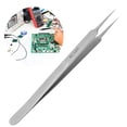 thumbnail image 4 of Tweezers, Polished Super Hard Anti Magnetic Soldering Tweezers   For Photovoltaic For PCB Semiconductor, 4 of 8