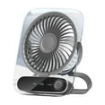 thumbnail image 3 of 2025 New 3-in-1 Portable Desk Fan - Multi-Gear Cooling, Wall/Desk Dual Use, USB-Powered with Energy Saving & Low Noise for Office/Dorm/Travel (6.8'' Compact, 322g Lightweight), 3 of 8