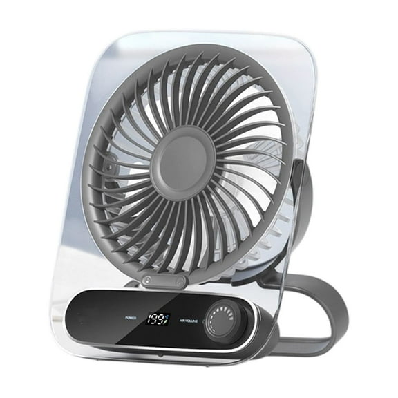 geerera Wall Mounted Or Standing Portable Fan USB Rechargeable Fan, 180° Foldable, Slim Silent,Multi-Gear Speeds Suitable For Travel Home Office And Bedroom Use