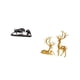 thumbnail image 5 of Colección de esculturas con figuras de toro, oso, y ciervo, obras de arte de resina chinas de Feng Shui para escritorio, encimera, decoración de, 5 of 8