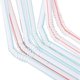thumbnail image 2 of Newway 1000 Pcs Flexible Plastic Straws Striped Multi Colored Disposable Straw-h, 2 of 5