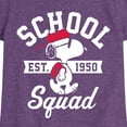 thumbnail image 3 of Peanuts - Snoopy School Squad - Toddler & Youth Girls Short Sleeve Graphic T-Shirt, 3 of 6