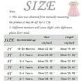 thumbnail image 3 of TAIAOJING Toddler Baby Girls Floral Dress Summer Short Sleeve Prints Dance Party Clothes Princess Dresses For 18-24 Months, 3 of 6