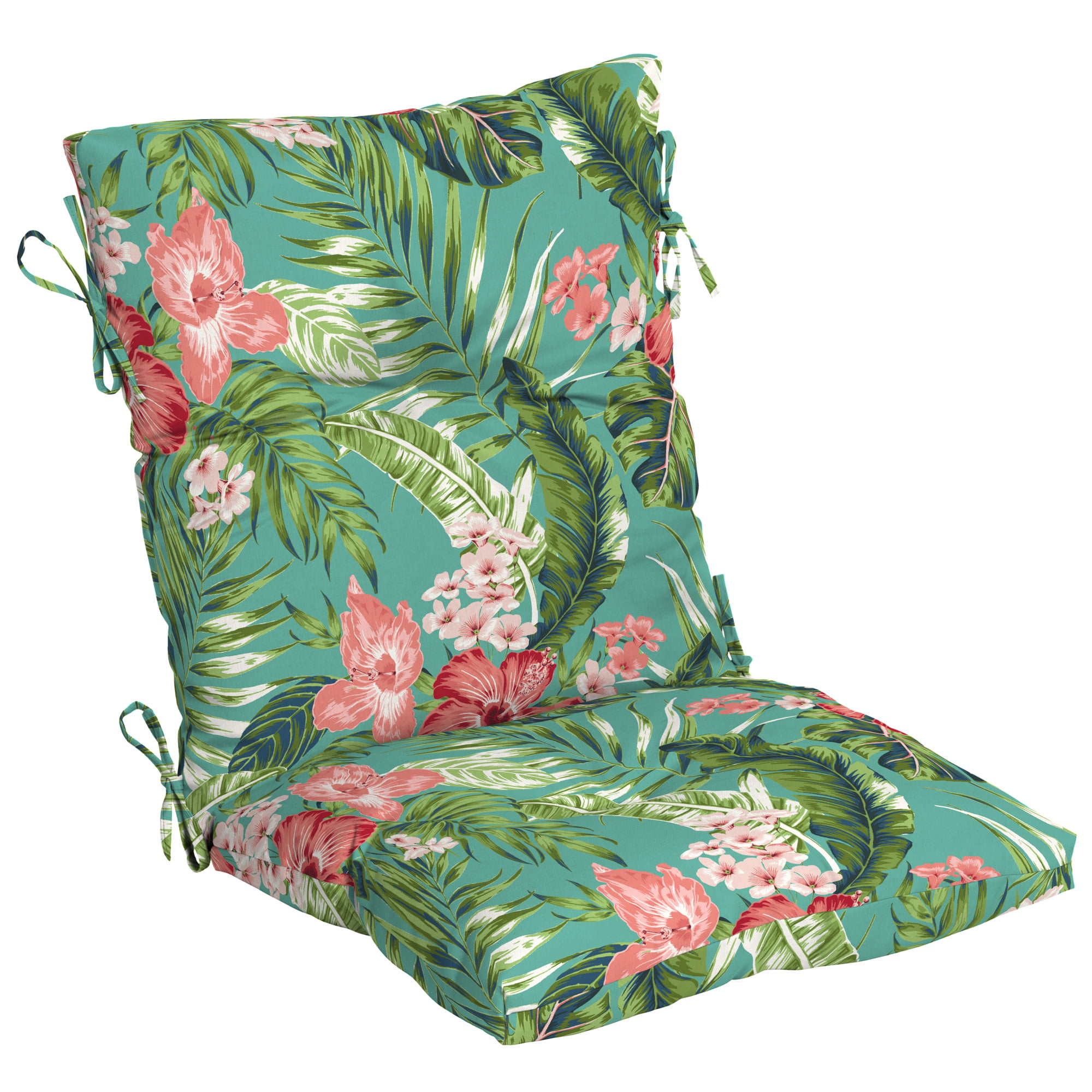 Gardens La Tropical Teal 44, Better Homes And Gardens Outdoor Seat Cushion