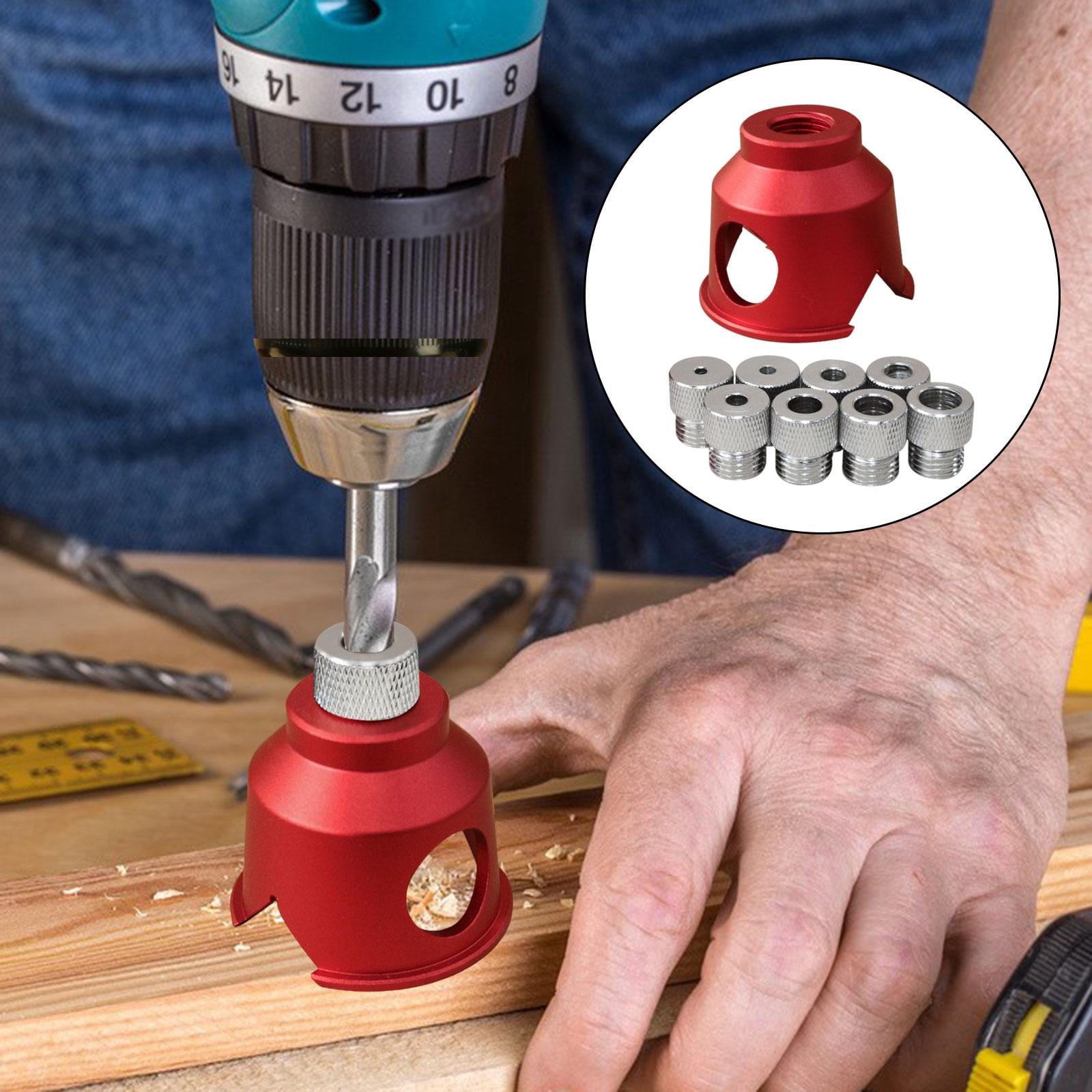koolsoo Vertical Hole Punch Locator Hole Punching Tools Doweling Jig Fixture Portable Puncher DIY Supplies for Professional Household