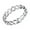 Silver, variant on 4.5mm Love Heart Hollow Band Ring Women's 925 Silver, Gold Plated Ring Size 6-10
