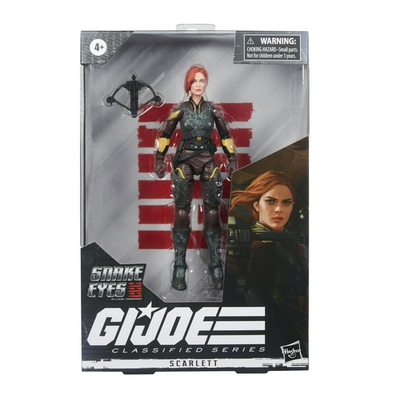 G.I. Joe Classified Series Snake Eyes: G.I. Joe Origins Scarlett Action Figure Collectible 20 Toy with Accessory