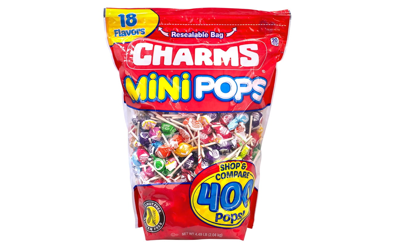 CHARMS Assorted Mini Lollipops, 400 Count