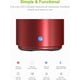 thumbnail image 4 of Portable mini Bluetooth speaker with enhanced bass and high definition sound, red, 4 of 5