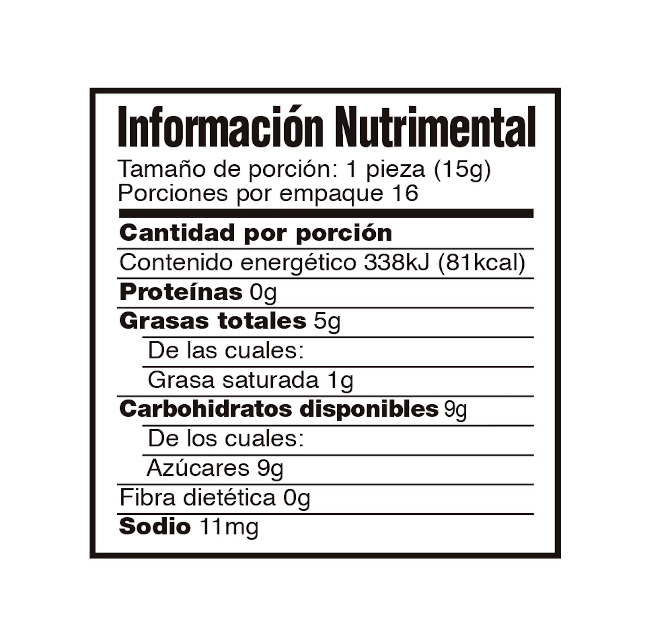 Nucita Trisabor Candy, 8.5 oz, Pack of 1