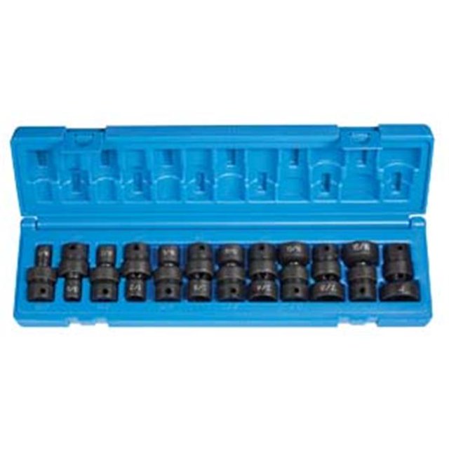 Grey Pneumatic GY1612U 3/8" Drive 12 Point 12 Pieces Standard Fractional Univ Set