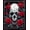 Red,  Pattern 2, variant on ODIKA 4'x6' Machine Washable Non-Slip Area Rug, Gothic Floral Accent Dark Romantic Design High Traffic Rug, Purple, 269987