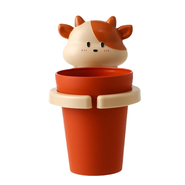 Vaca de dibujos animados Gargle Taza de taza de cepillo de dientes Taza de dientes Titular de cepillo de dientes Copa Gargle de los niños