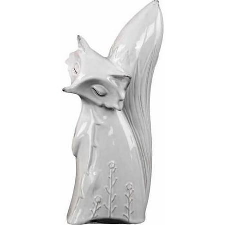 ceramic fox sculpture