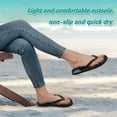 thumbnail image 4 of Unisex Comfort Flip Flops Summer Thong Sandals Non Slip Soles Flip Flop for Beach, Pool, and Daily Wear A Pattern Of Denim Hearts XXL, 4 of 8