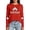 Red, variant on Women's Tops T-Shirts Long Sleeve Canada Day Graphic Crewneck Tees