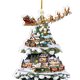 thumbnail image 3 of Adornos colgantes - Colgante acrílico de muñeco de nieve para árbol de Navidad / ventana (3) Ehuebsd Libre de BPA, 3 of 8