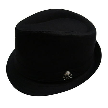 Fedora with Skull - Walmart.com
