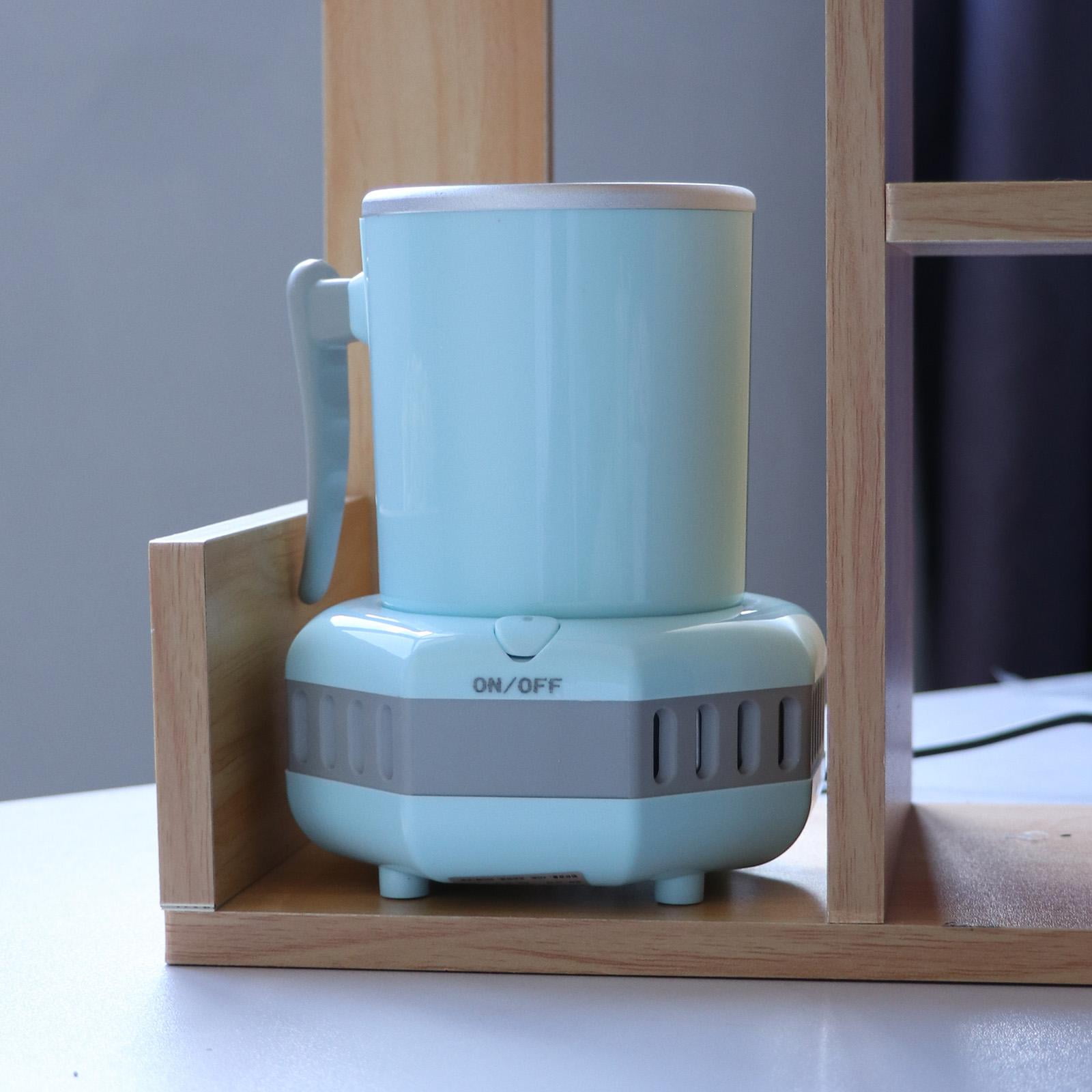 Axioma Mini Desktop Quick Electric Beverage Cup Cooler Kettle Small Appliance US Blue