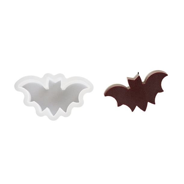 Halloween Decor Halloween Candy Halloween Inflatables Bat Halloween Candle Resin Mold, Ghost Coffin Drip Glue Mold Candlestick Mold, For Craft Home Halloween Decoration(Buy 2 get 1 free)